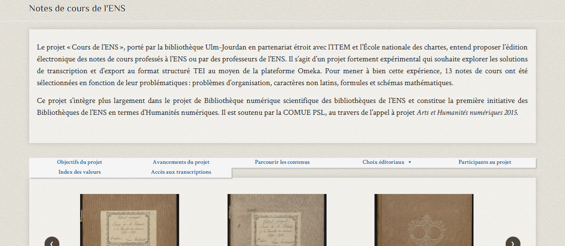 EMAN - Cours de l'ENS