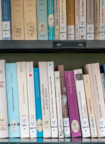 Etagères de livres neufs