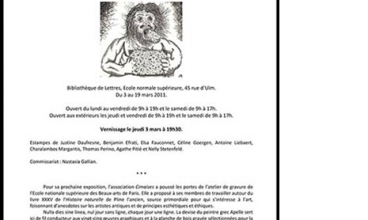 Affiche Nulla dies sine linea 