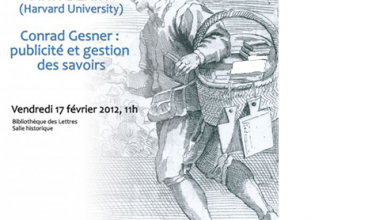 Affiche Conrad Gesner 