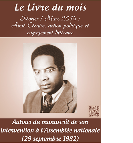 Affiche Le Livre du mois : Césaire 
