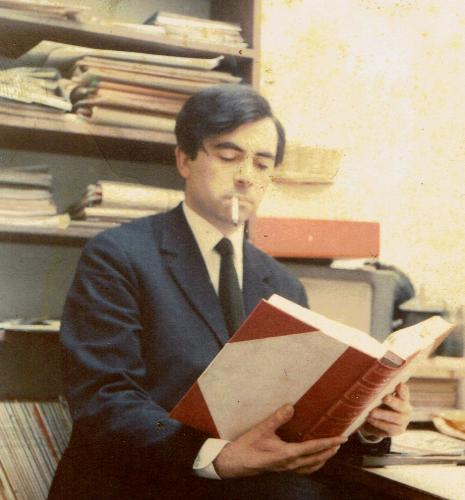 Claude Esteban, rue Daguerre, 1965. Collection Corinne et Bernard Simon - Archives Denise Esteban. Tous droits réservés